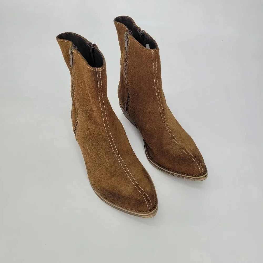 Sundance Brown Ankle Boots